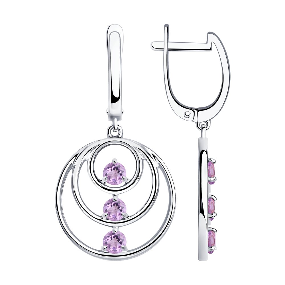 Серьги из серебра 92022271