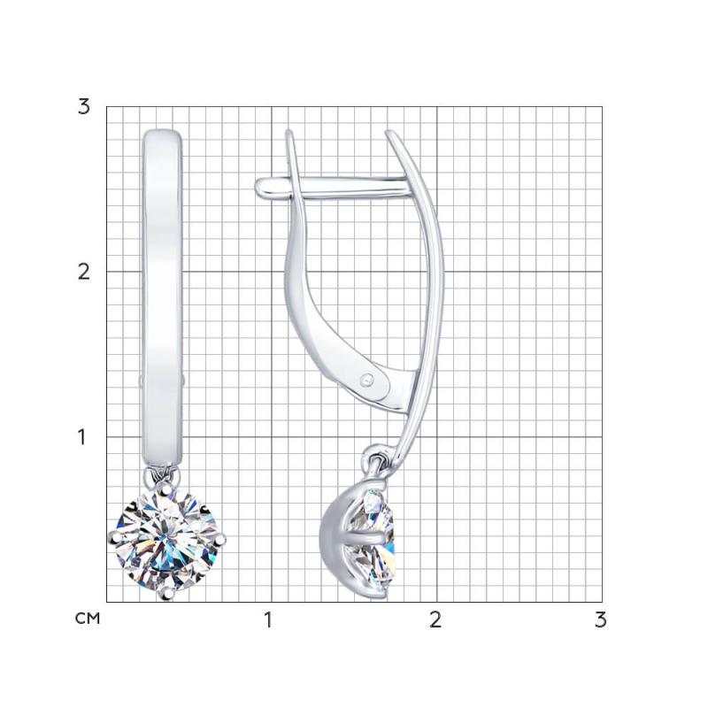 Серьги из серебра 94022297