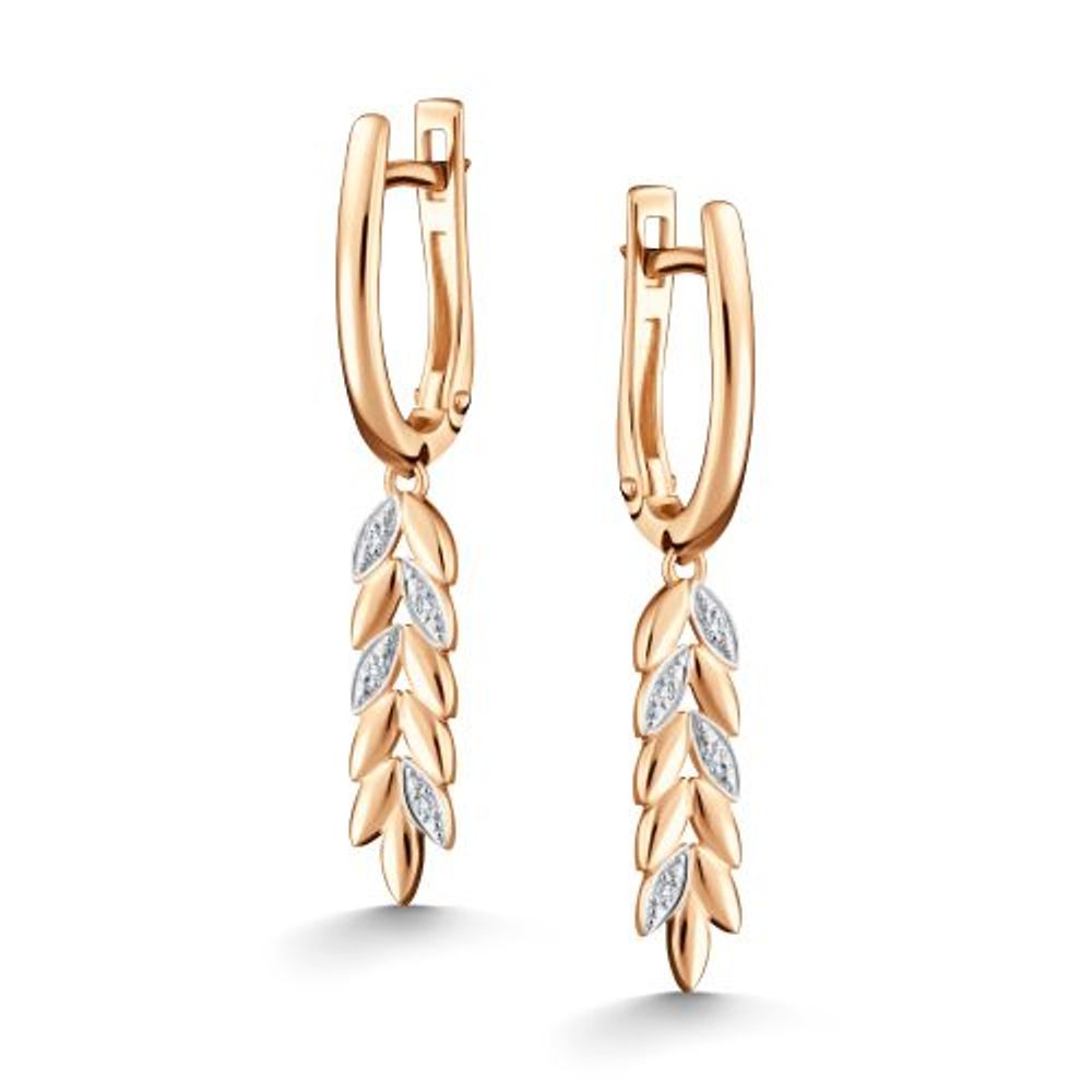 Серьги из золота 24460-100