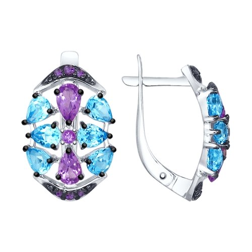 Серьги из серебра 92021562