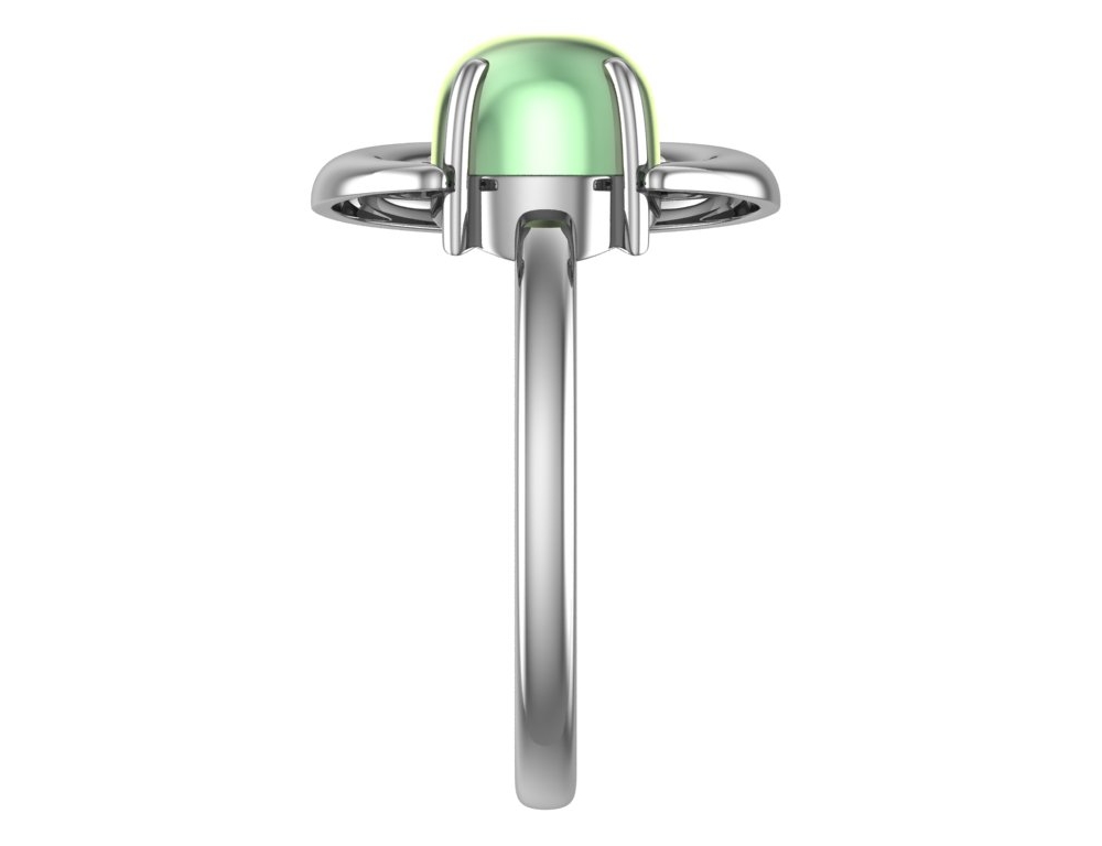 Кольцо из родированого серебра 925 пробы 1101435-05355