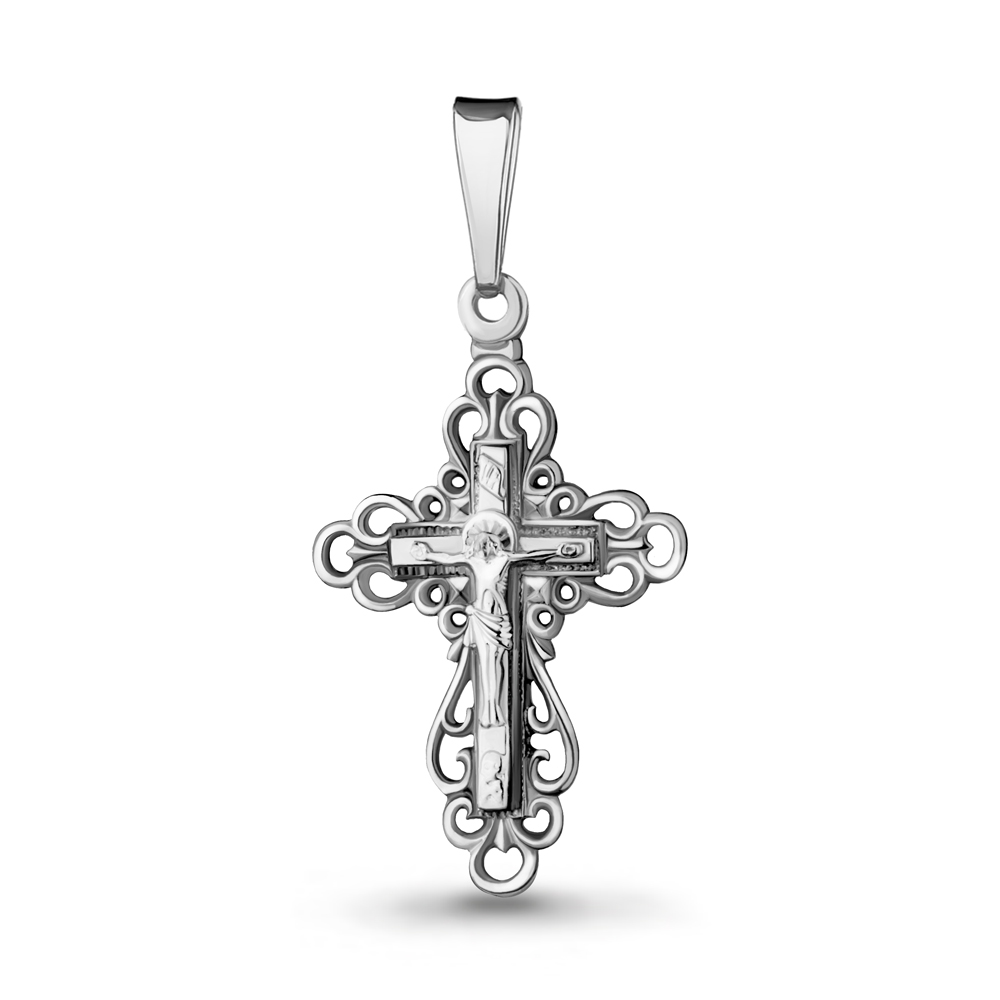 Крест из серебра 10278