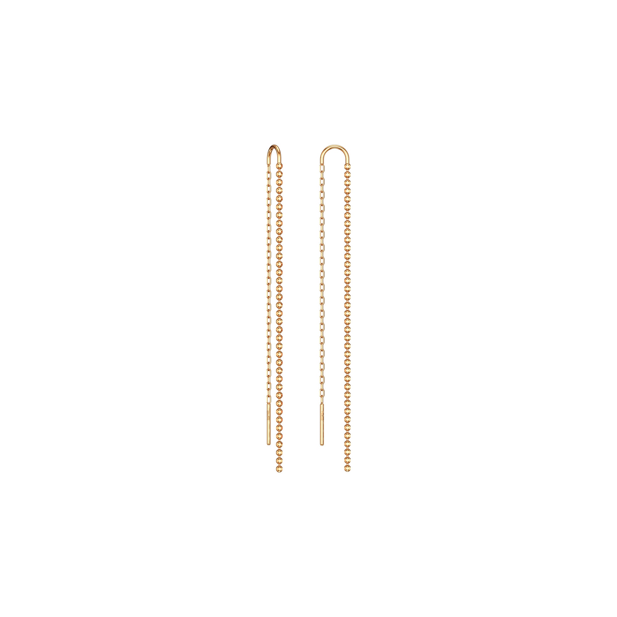 Серьги из золота НС12-358