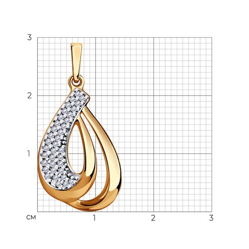 Подвеска из серебра 93-130-00691-1