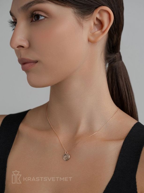 Подвеска из красного золота 585 пробы НП12-1512