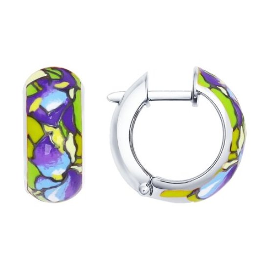 Серьги из серебра 94022141