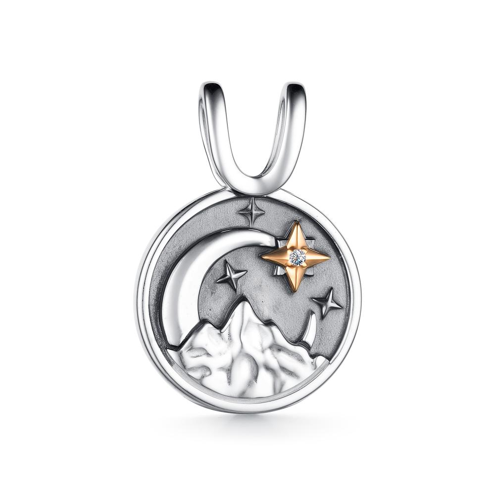 Подвеска из серебра 03-4107/000Б-17