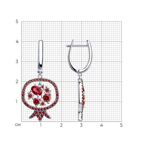 Серьги из серебра 94023785