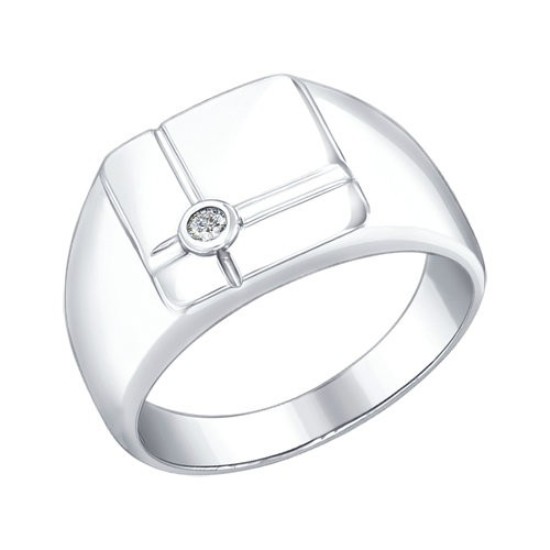 Печатка из серебра 94010277