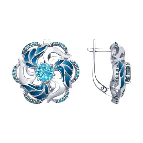 Серьги из серебра 94022439