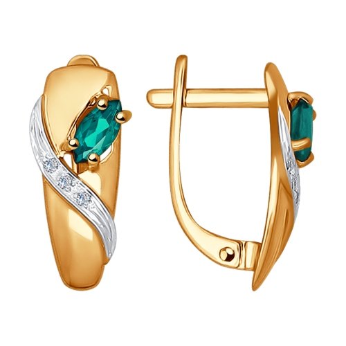 Серьги из золота 3020428