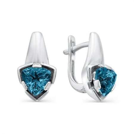 Серьги из серебра 02-0372/ЮСТЛ-00