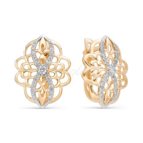 Серьги из золота 22291-100
