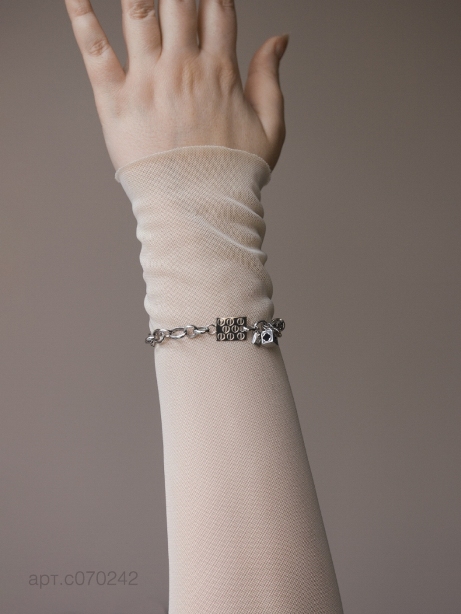 Браслет из серебра с070242