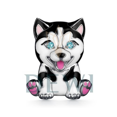 Брошь из родированого серебра 925 пробы 901082204