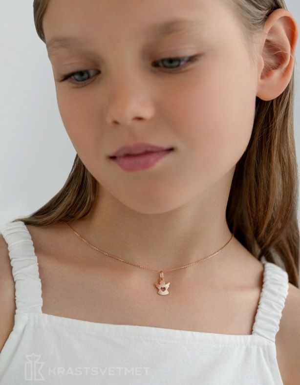 Подвеска из красного золота 585 пробы НП12-1513