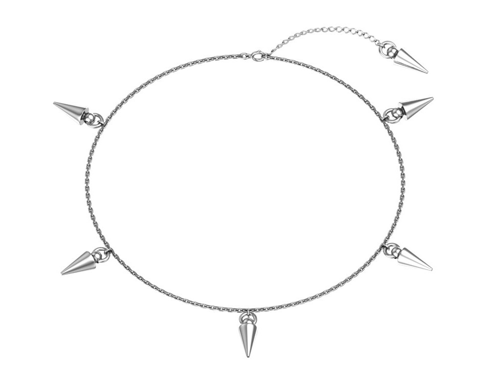 Браслет из родированого серебра 925 пробы 0720641-00245