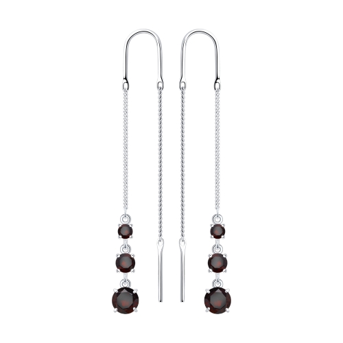 Серьги из серебра 92022166