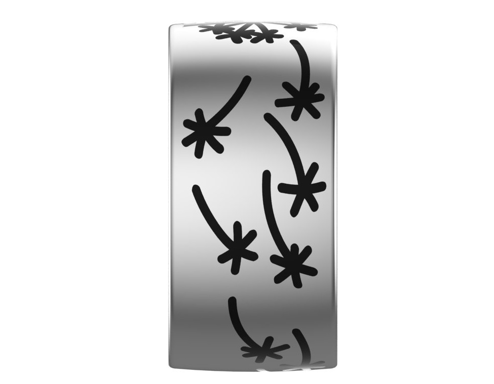 Кольцо из родированого серебра 925 пробы 0101598-00875