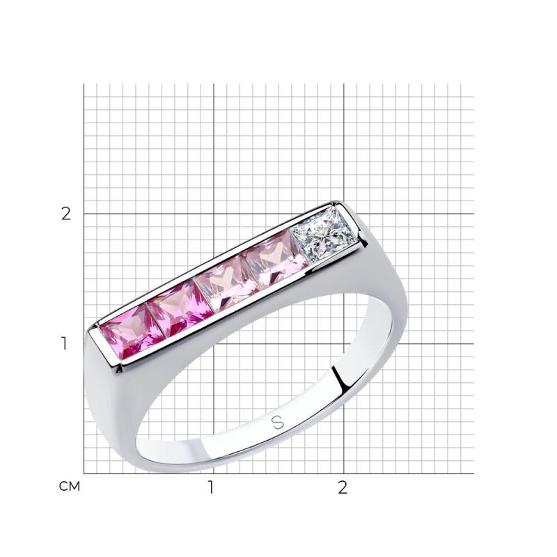 Кольцо из серебра 94013106
