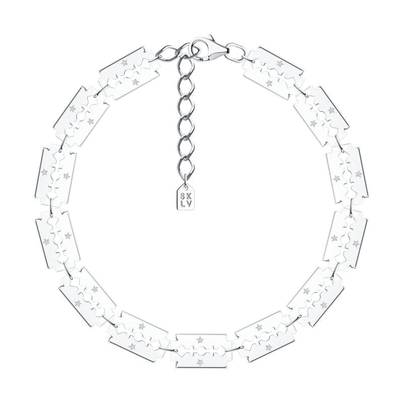 Браслет из родированого серебра 925 пробы 94050758