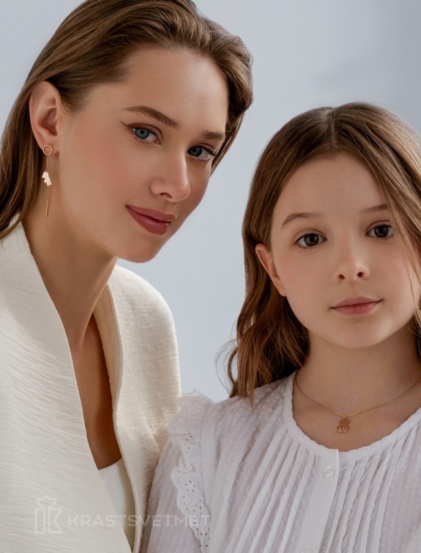 Подвеска из красного золота 585 пробы НП12-1482