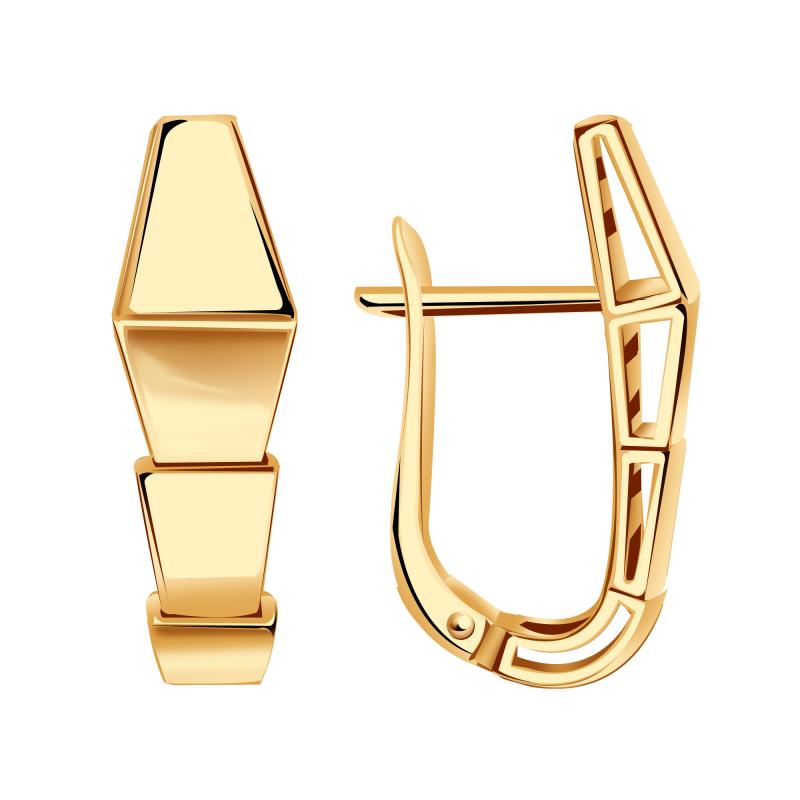 Серьги женские из красного золота 585 пробы кл4389а-01