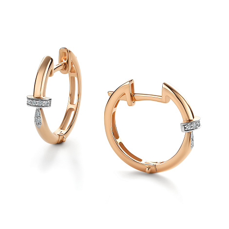 Серьги из золота 25985-100