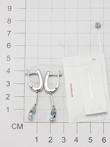 Серьги из серебра 02-3486/00ТБ-00