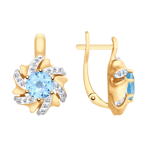 Серьги из золота 725365