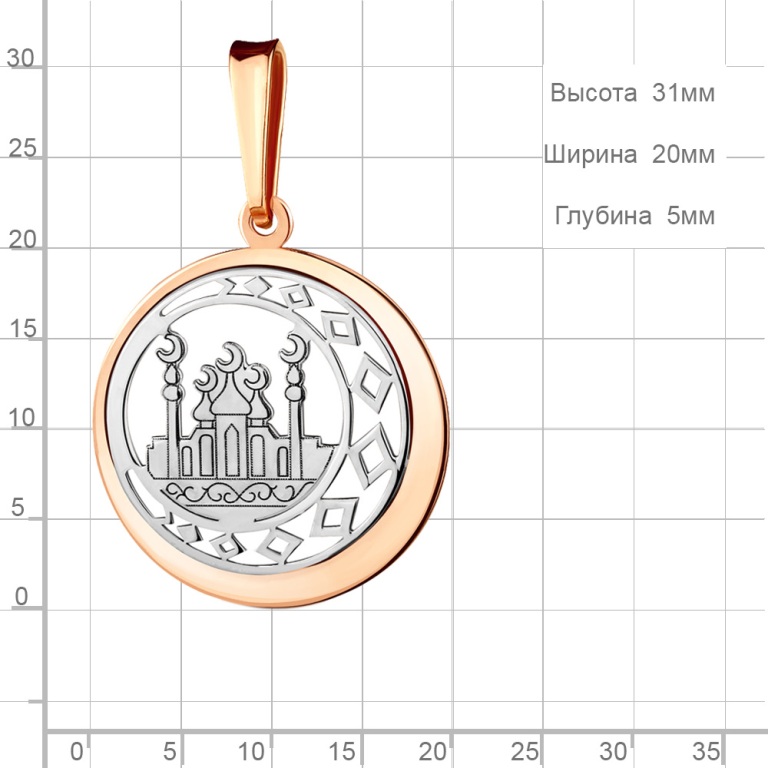 Подвеска из золота 14003