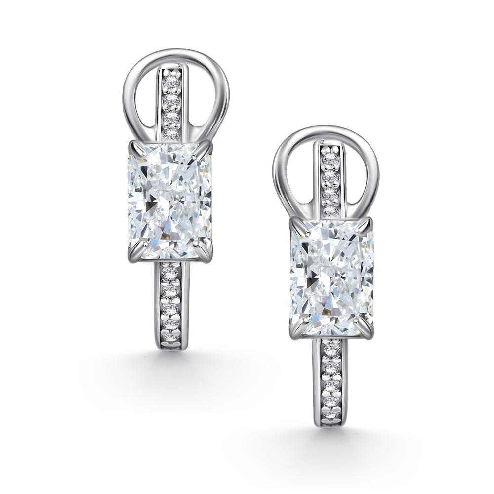 Серьги из серебра 02-4761/00БТ-00