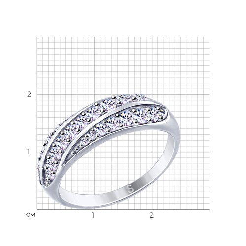 Кольцо из серебра 94012648
