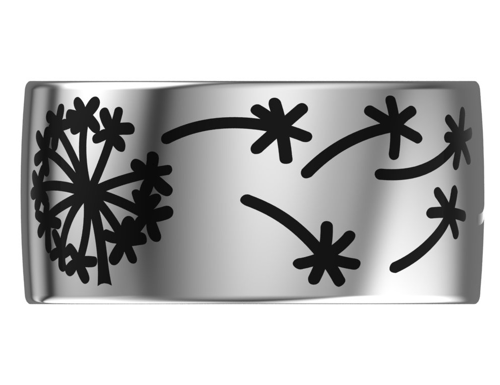 Кольцо из родированого серебра 925 пробы 0101598-00875