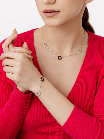 Колье из серебра 06-2946/КЦ10-17