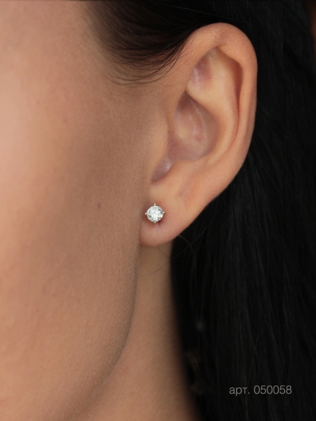 Пусеты из золота 585 пробы 050058