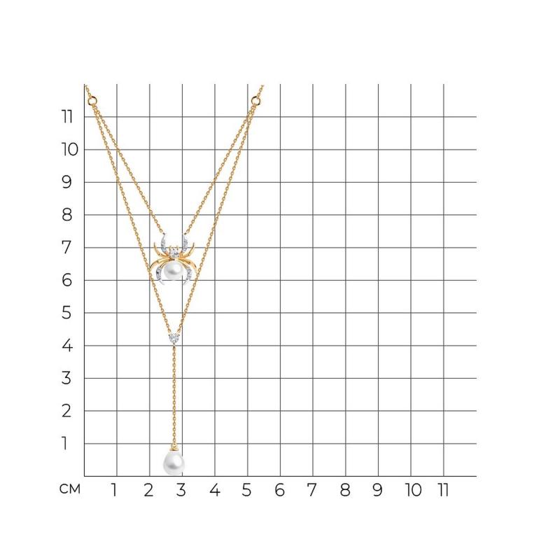 Колье из золота 585 пробы 797049