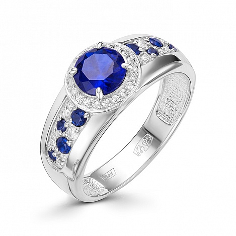 Кольцо из серебра 01-0458/00КЦ-00