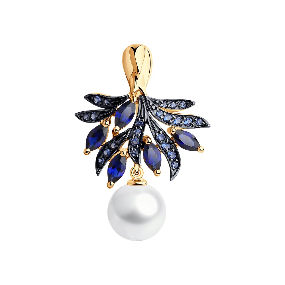 Подвеска из красного золота 585 пробы 793096