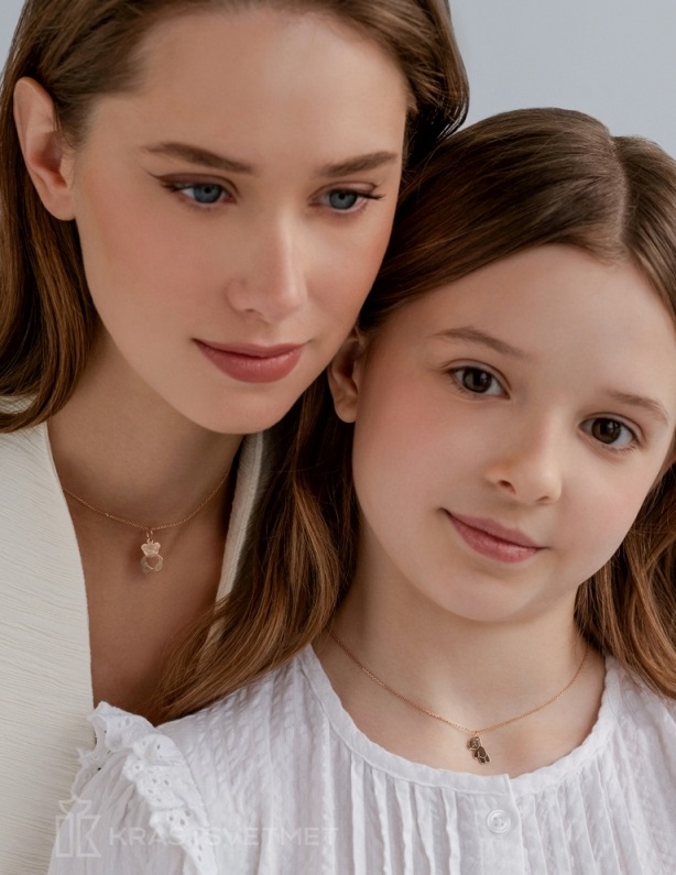 Подвеска из красного золота 585 пробы НП12-1482