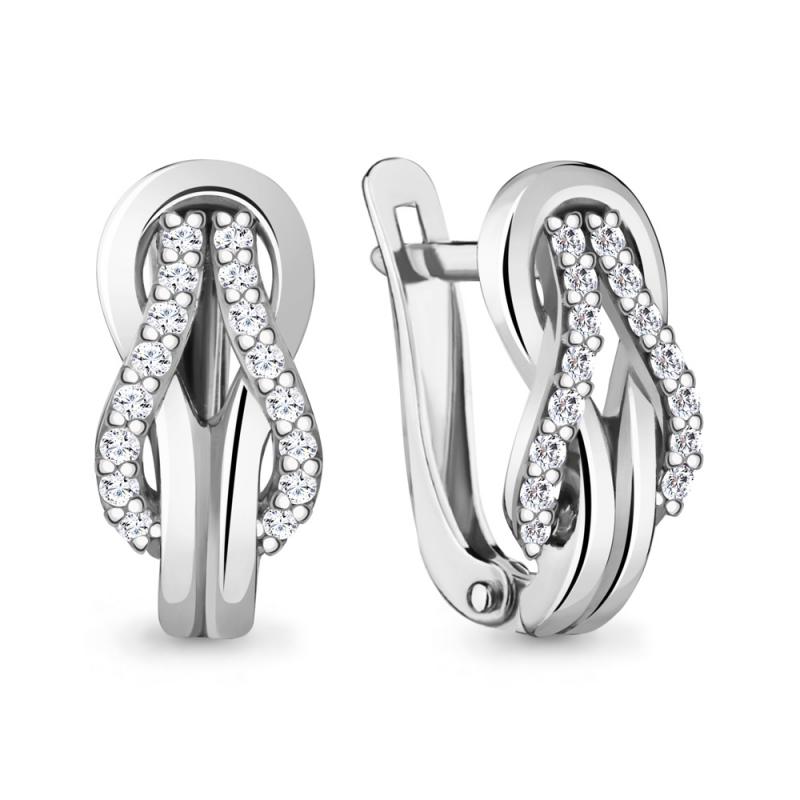 Серьги из серебра 48352А
