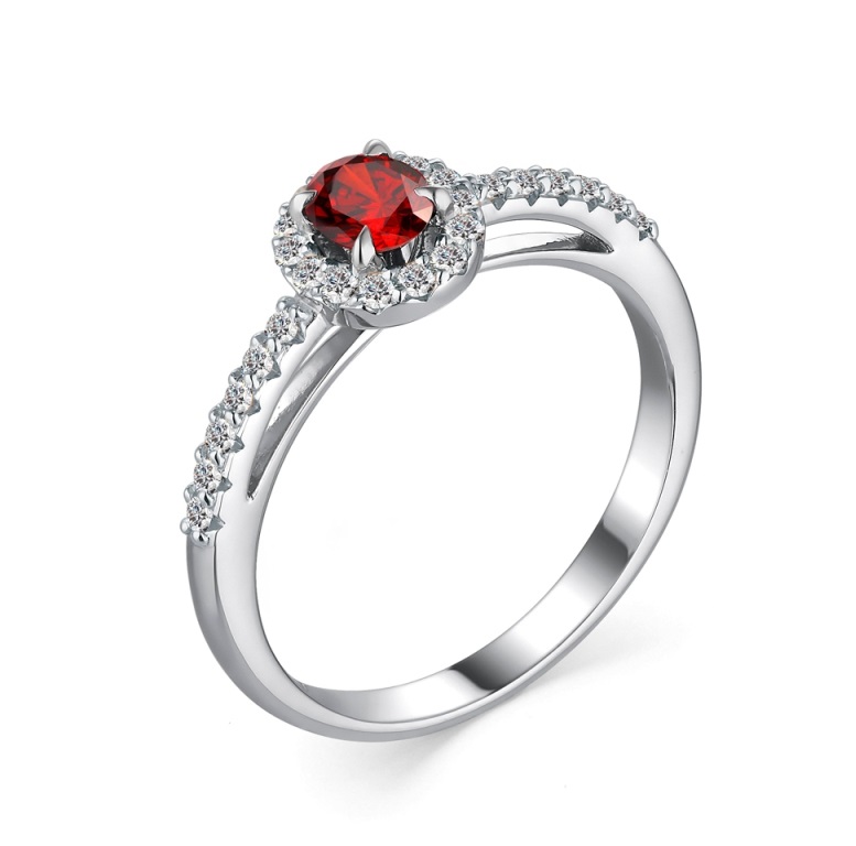 Кольцо из серебра 01-3026/00ГР-00