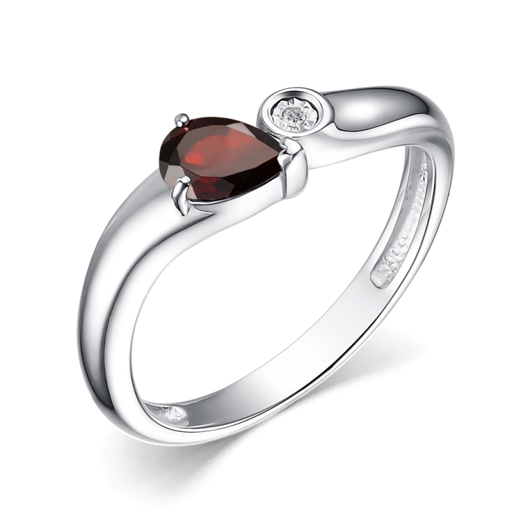 Кольцо из серебра 01-4036/БРГР-00