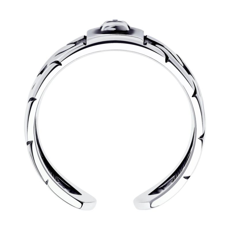 Кольцо из черненого серебра 925 пробы 95010142