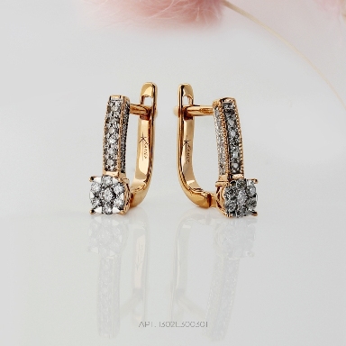 Серьги из золота 1302Е300301