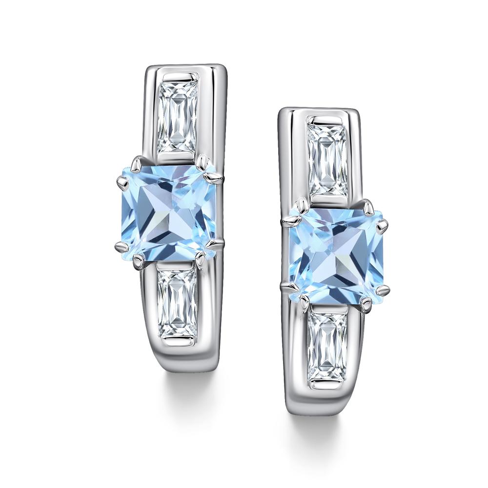 Серьги из серебра 02-4464/00ТБ-00