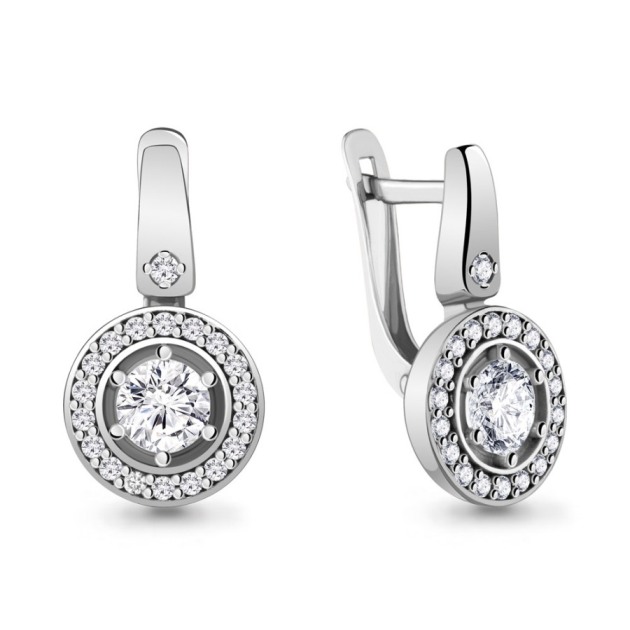 Серьги из серебра 48354А