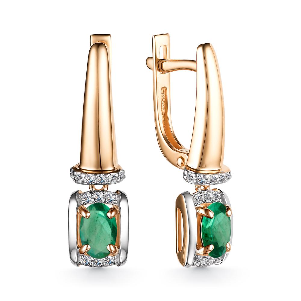 Серьги из золота 24724-101