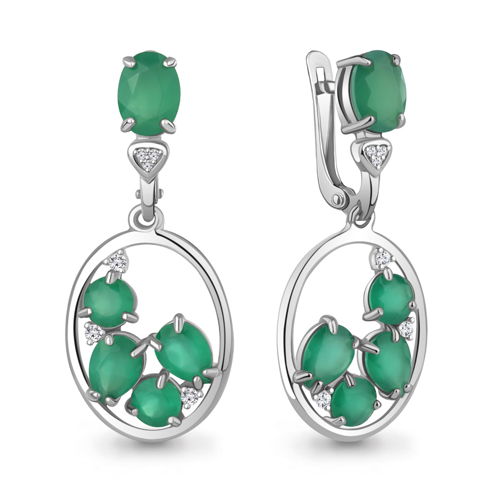 Серьги из серебра 4707109А