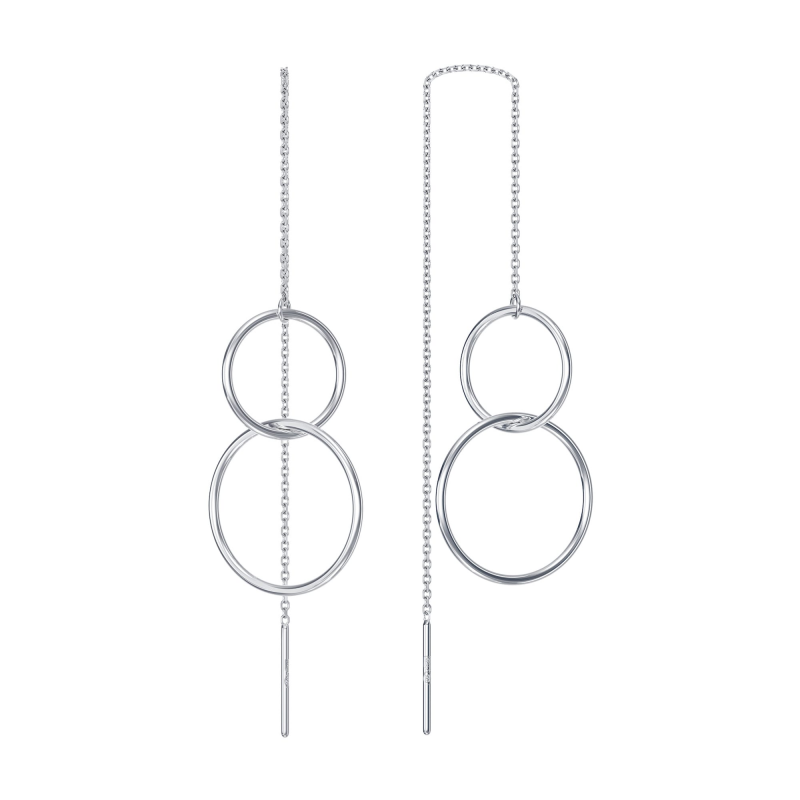 Серьги из серебра НС22-366-3